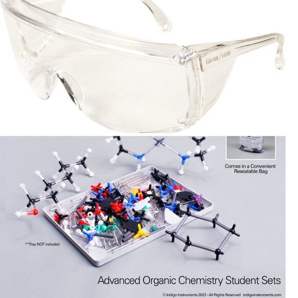 University Chemistry Bundle - Molecular Model Set and Lab Protective Eyewear - Picture 1 of 13